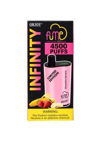 FUME INFINITY PLUS Device Descartável Strawberry Banana  l  4500 puffs